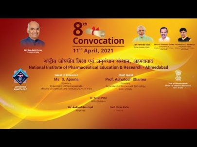 NIPER Ahmedabad 8th Convocation 11/04/2021 Highlight